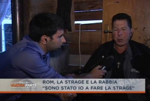 Incidente, il padre del rom: "Ero io alla guida di quell'auto" Del Debbio: "Ma lei è sbronzo"