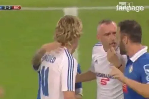 Partita del Cuore, Moreno si difende: "Nedved è un mito, ma il tunnel lo rifarei"