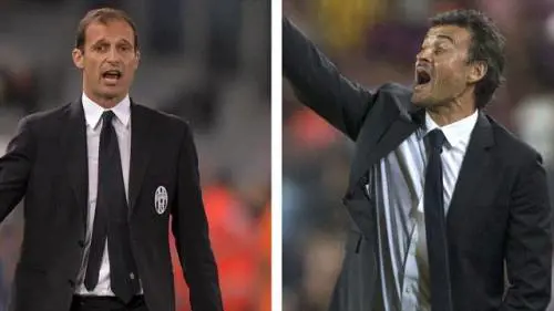 Allegri e Luis Enrique