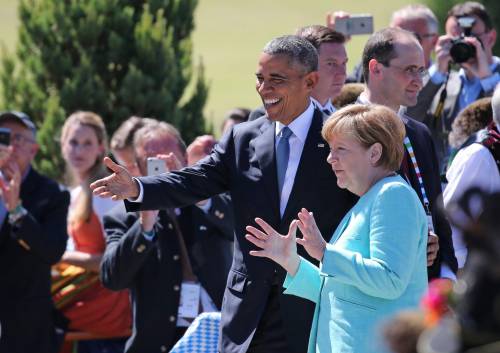 G7 in Germania, Obama: "Contrastare con fermezza l'aggressione all'Ucraina"