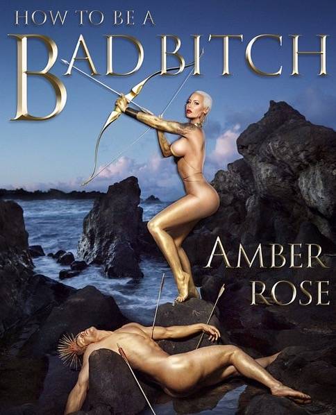 Amber Rose nuda sulla copertina del nuovo libro