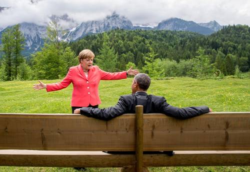 I leader del G7 immersi nella natura della Baviera