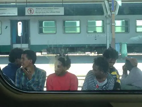 L'odissea degli immigrati in treno