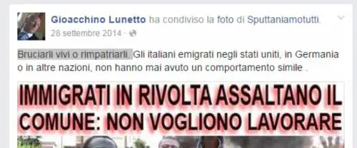 Migranti, il responsabile della Polfer di Catania: "Buttateli tutti a mare"