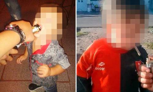 Madre orgogliosa del figlio di 3 anni:  "Fuma e beve come me, ne sono fiera"