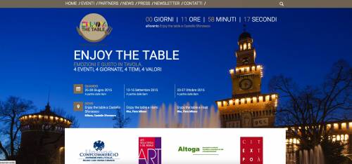 Enjoy The Table, al Castello il grande evento dedicato a emozioni e gusto a tavola