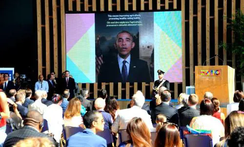Video messaggio di Obama: "Ognuno di noi ha diritto al cibo, ciao e congratulazioni a Expo"