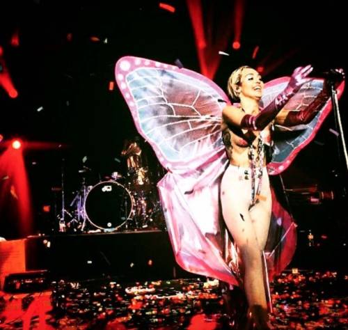 Miley Cyrus si fa toccare le parti intime dai fan al concerto