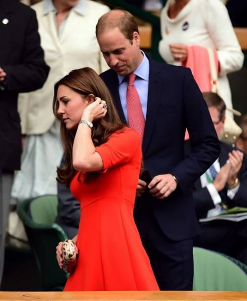 Kate Middleton bellissima a Wimbledon insieme a William