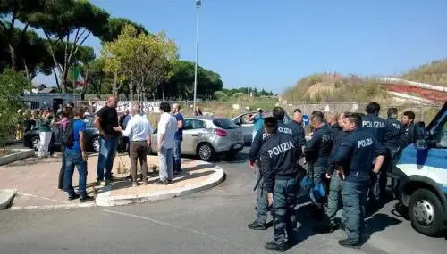 La manifestazione contro i profughi