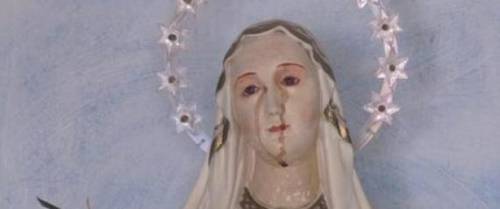 Auditore, il sangue della statua della Madonnina era di capriolo