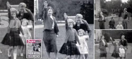 Quando da bambina la regina Elisabetta faceva il saluto nazista