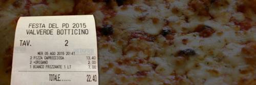 Brescia, alla festa Pd l’aggiunta di origano sulla pizza costa un euro