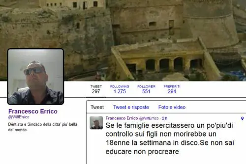 Ragazzo morto in discoteca. Sindaco di Gallipoli si dimette