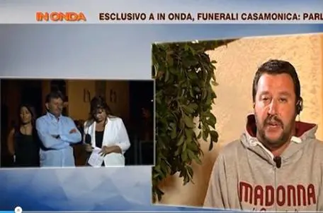 Scontro Salvini-Casamonica (La7)