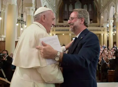 Papa Francesco e il pastore Eugenio Bernardini