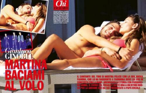 Gianluca Ginoble, Il Volo da playboy: a Taormina è amore con Martina