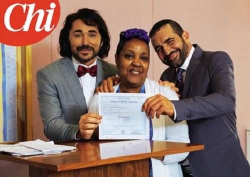 Scialpi e Roberto Blasi, le nozze: "Finalmente siamo marito e marito"