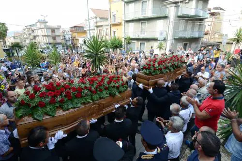 I funerali dei coniugi Solano