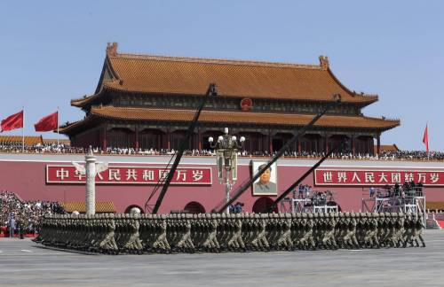 La maxi-parata cinese nell'anniversario della Seconda guerra mondiale