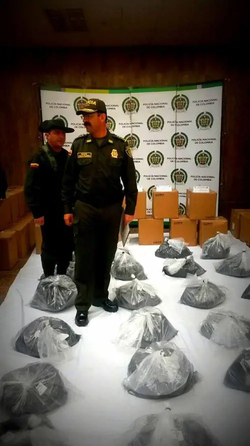 Colombia, sequestrata una tonnellata di "cocaina nera"