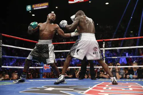 Il match tra Floyd Mayweather e Andre Berto
