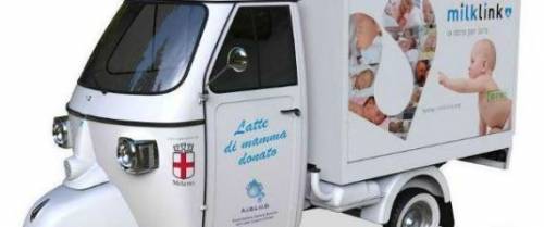 Milano, Ape Milk, il camioncino che raccoglie latte materno e lo regala ai neonati sottopeso