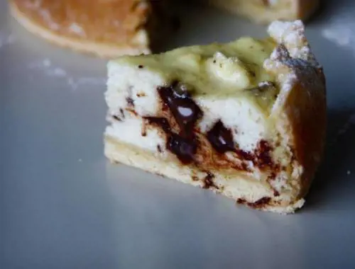 Mini frolla con ricotta cioccolato e arancia 