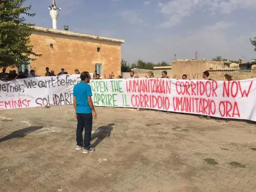 Il governo turco impedisce alla delegazione italiano l'ingresso a Kobane 