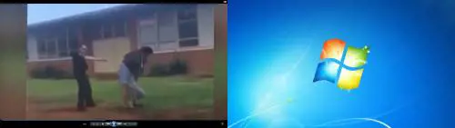 Poliziotto usa il taser contro due studenti che stanno litigando 