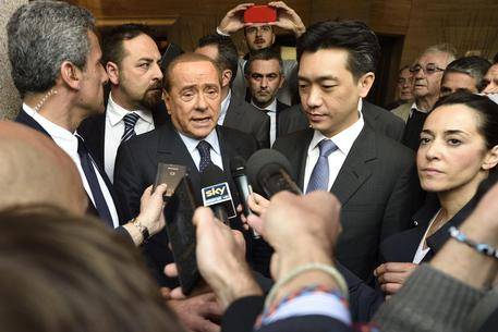 Silvio Berlusconi e Mr Bee, azionista del Milan