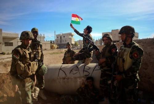 Peshmerga curdi in Siria