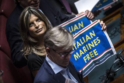 Marò, protesta di Forza Italia