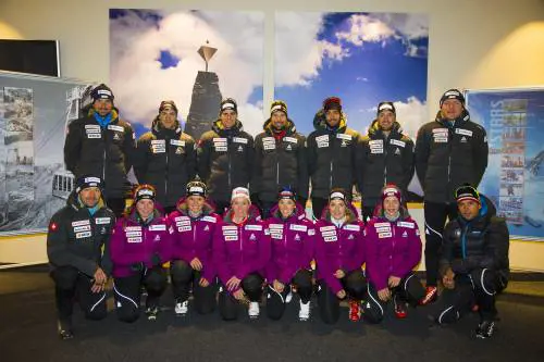 Dal biathlon al fondo, atleti sulle piste della Val Senales
