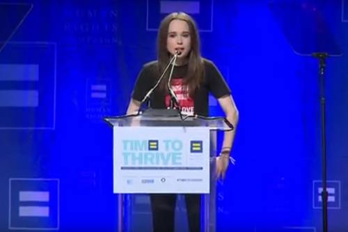 Ellen Page: "Sono lesbica e Hollywood è repressiva"
