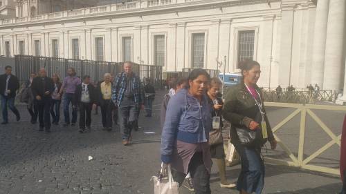 A Roma i pellegrini del popolo gitano incontrano Papa Francesco 