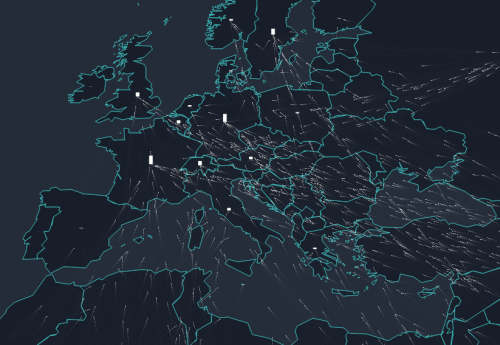 Migranti, una mappa interattiva mostra gli spostamenti