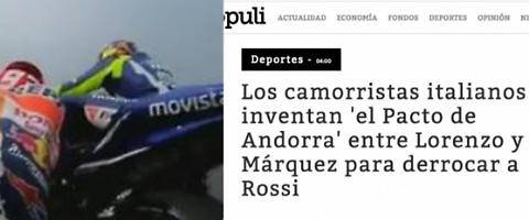 Rossi-Marquez: la stampa spagnola ci dà degli "italiani camorristi"