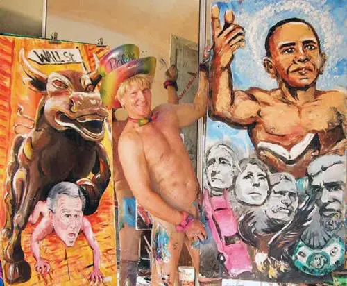 "Pricasso", il pittore dipinge con il pene