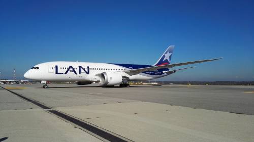 Malpensa, decolla il volo di Lan Airlines per Santiago del Cile