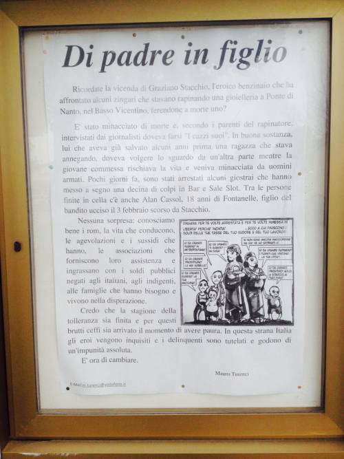 "Per i rom è arrivato il momento di avere paura"