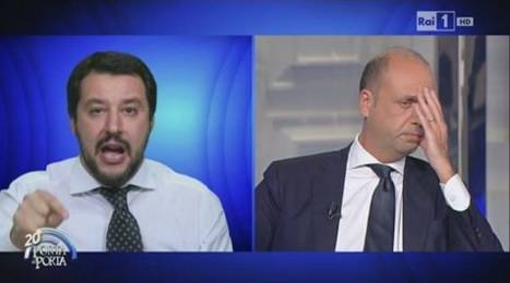 Salvini asfalta Alfano a "Porta a Porta"