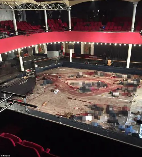 La foto choc del massacro all'interno del Bataclan