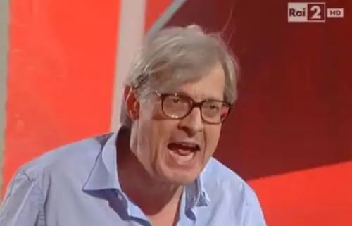 Sgarbi se la prende con quelli che guardano la Nazionale