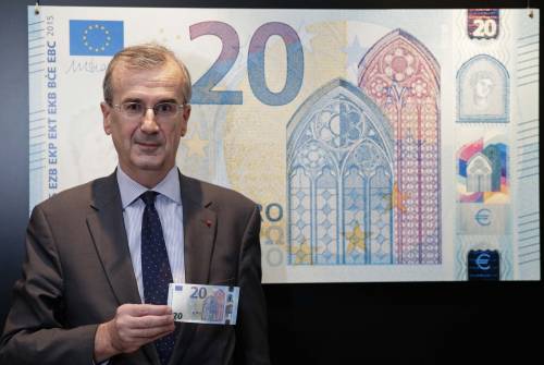 La presentazione della nuova banconota da 20 euro