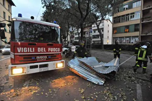 Forte vento a Firenze