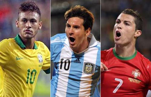 Pallone d'oro: Messi, Ronaldo e Neymar sono i finalisti