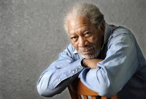 Morgan Freeman in una foto posata scattata a Los Angeles