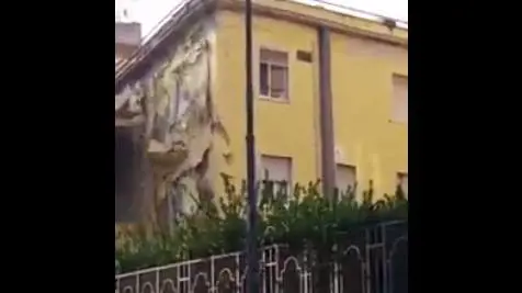 Napoli, crollo alla facoltà di Veterinaria