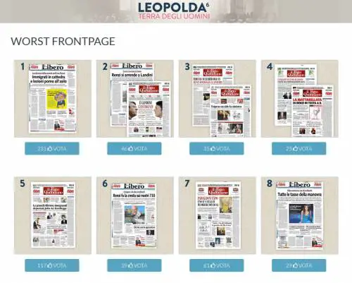 La Leopolda di regime e il Minculpop che mette all’indice i giornali